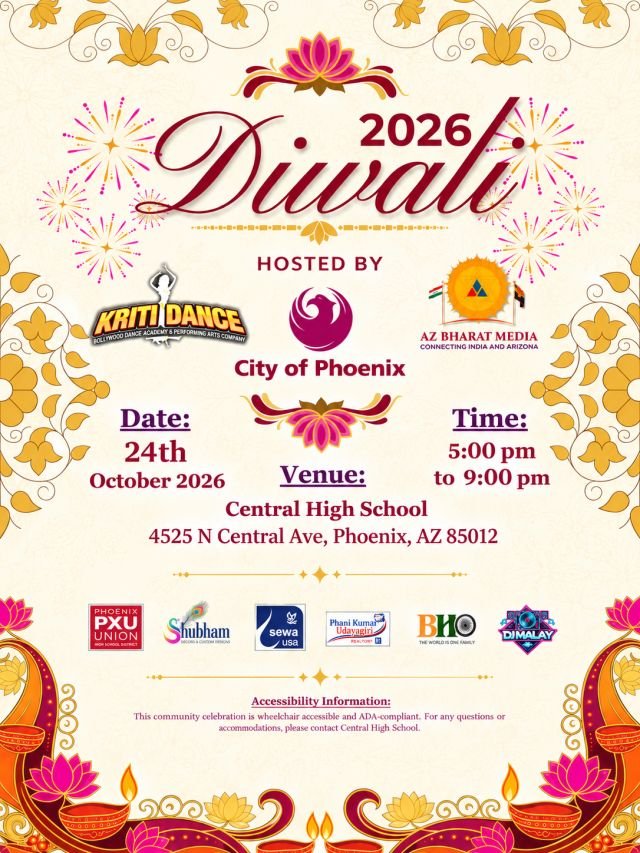 Phoenix Diwali 2026 – Free Festival of Lights | Oct 24 2026