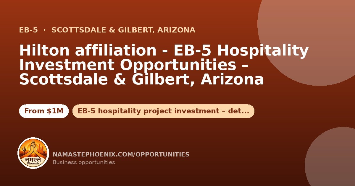 Hilton affiliation - EB-5 Hospitality Investment Opportunities ...